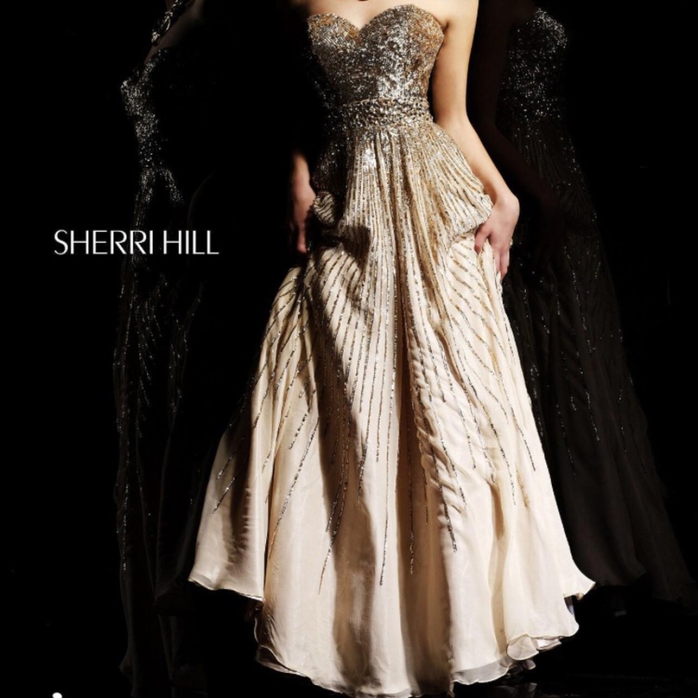 Sherri Hill Long Sequins Dress